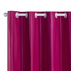 Cortina Blackout PVC corta 100 % a luz 2,80 m x 1,80 m Pink - Bella Vi