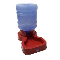 Bebedouro Maxi Garrafa 10 Litros Para Cães - Vermelho