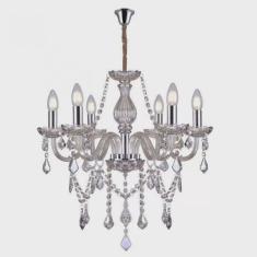 Lustre de Cristal para 6 Lâmpadas E14 Glam Taschibra