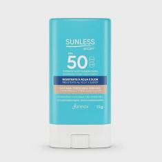 Protetor Solar Bastão Rosto Sunless Sport FPS50 Com Cor 15g