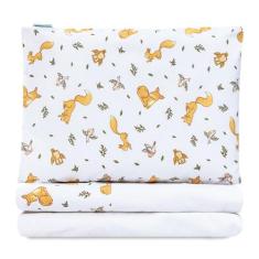 Jogo de lençol berço americano 3 peças 100% algodão Moderninhos - Mari