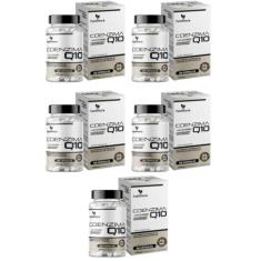 Kit Com 05 - Coenzima Q10 (200mg P/Porção) 60 Cápsulas TuttiFlora