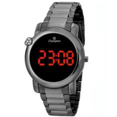 Relógio CHAMPION feminino digital fumê CH48064C