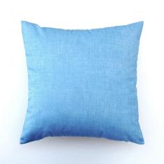 Capa de almofada VivaIN veludo liso azul claro