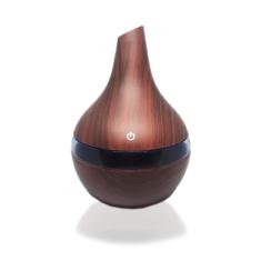 Umidificador Ultra-sonico Usb C/ Led De Mudança Mogno