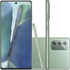 Smartphone Samsung Galaxy Note 20 256GB 5G Wi-Fi Tela 6.7'' Dual Chip 8GB RAM Câmera Tripla + Selfie 10MP - Mystic Green