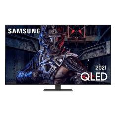 Smart TV Samsung QLED 4K 50Q80A Modo Game Processador IA Som em Movimento Visual Livre de Cabos 50``