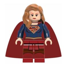 Boneco Blocos De Montar Supergirl Dc