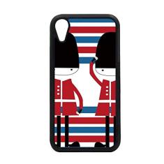 Capa com bandeira de marco colorido do Reino Unido para iPhone XR para proteção de telefone Apple