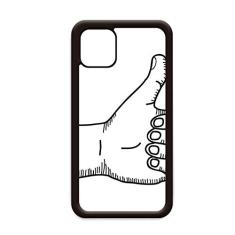 Praise Gesture Line Desenho Padrão para iPhone 12 Pro Max Capa para Apple Mini Mobile Case