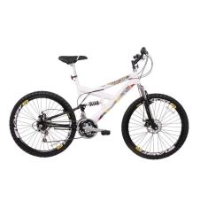 Bicicleta Aro 26 MTB 18V Full Suspention Duplo Freio a Disco Max 260 Branca