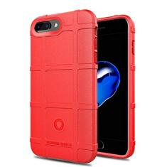 Capa para iPhone 7/iPhone 8, capa de proteção resistente, material TPU de fibra de carbono, macio, antiderrapante macio, anti-impressão digital, capa totalmente protetora para iPhone 7/iPhone 8