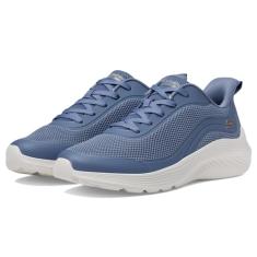 Skechers Tênis feminino Bobs Squad Waves-Still Wading, ardósia, 34