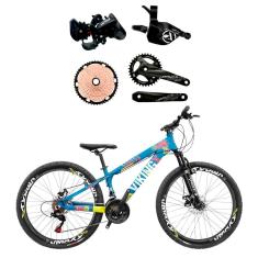 Bicicleta Aro 26 VikingX Tuff25 Hidráulico 1x12 velocidades Kit Absolute Wild-Unissex