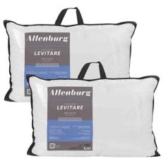 Kit 02 Travesseiros Altenburg Levitare 200 Fios Suporte Macio 50x70cm