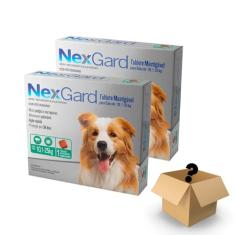 Kit 2 Un Nexgard Antipulgas Cães De 10,1 A 25kg + Brinde