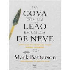 Na Cova Com Um Leão Em Um Dia De Neve