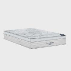Colchão De Molas Ensacadas Casal - Ortobom - Freedom - 138x188x32cm