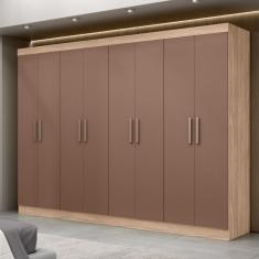 Guarda Roupa Casal 8 Portas 4 Gavetas Paris Maxel Móveis