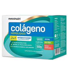 Maxinutri Colágeno Hidrolisado 2Em1 Sachê - Sortidos 30 X 10G (Orig./Uva Verde/Frutas Verm.)