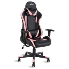 Cadeira Gamer Reclinável Strike Healer Pink/Preto