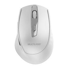 Mouse Sem Fio 2.4Ghz 1600 Dpi 6 Botões Branco Usb Power Save Com Pilha