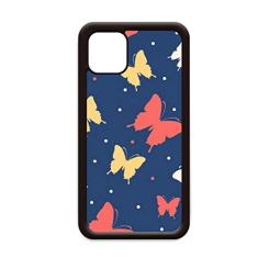Borboleta colorida em pontos para iPhone 12 Pro Max Capa para Apple Mini Mobile Case Shell