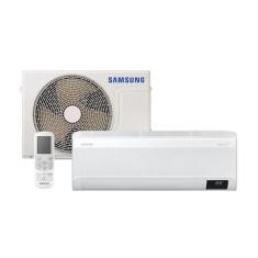 Samsung Ar-condicionado Split Inverter WindFree Connect Sem Vento 9.000 BTUs Frio AR09CVFAMWKNAZ 220V Kit