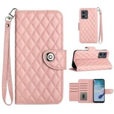 Para Motorola Moto G 5G 2023, capa carteira com alça de pulso, capa flip de couro com fecho magnético com 7 cartões e 1 compartimento para dinheiro, suporte feminino presente capa de telefone para