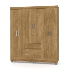 Guarda Roupa Solteiro 6 Portas 153 Cm Rio Plus Branco - Pallazio