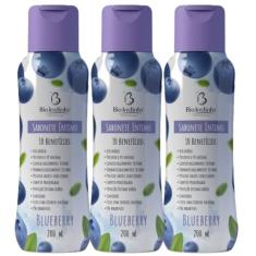 Kit 3 Sabonete Líquido Íntimo Blueberry 200Ml - Bio Instinto