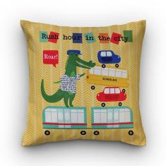 Capa de almofada VivaIN infantil Coleção Rush amarela