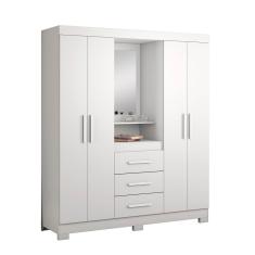Guarda-roupa 4 Portas Nt 5015 Branco - Notável