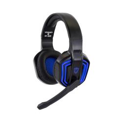 Fone de Ouvido Headset Gamer Sate Preto/Azul AE-361B-Unissex
