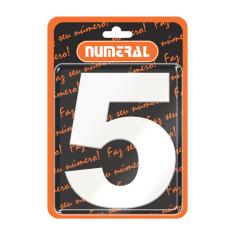 Placa ACM Branco - Numeral | N° 5