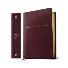 Livro - Bíblia de Estudo NVT (Nova Versão Transformadora): Capa Vinho