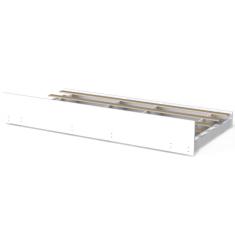 Cama Auxiliar sem Gaveta Júlia Carolina Baby Branco Brilho