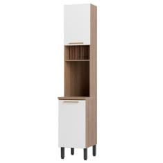 Paneleiro 40cm 2 Portas Mel/Branco