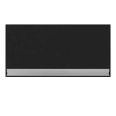 Armário Aéreo para Cozinha Andréia 1 Porta Preto - AJL