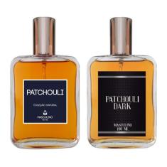 Kit Perfume - Patchouli Clássico + Patchouli Dark 100Ml - Essência Do 