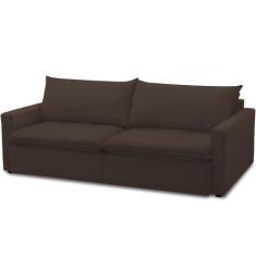 Sofá Cama Retrátil Reclinável Para Sala de Estar 208cm Lari F04 Veludo