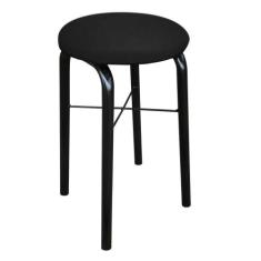 Banqueta Baixa Manu Suede Preto - D' ROSSI