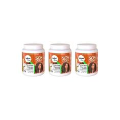 Creme Para Pentear Salon Line 1Kg Coco Trat Profundo - 3Un