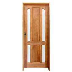 Kit Porta de Madeira Maciça Elite Rodam Itaúba - 2.10 (A) X 0.82 (L) -