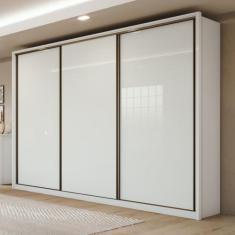 Guarda Roupa Casal 3 Portas de Correr 6 Gavetas 270,5cm Spazio  - Móve
