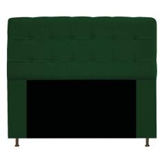 Cabeceira Estofada Mel 195cm King Size Suede Verde