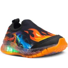 Tênis Infantil Calce Fácil Nº20ao27 Estampado Luz Led 11.93i-Masculino