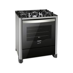 Fogão 5 Bocas De Piso a Gás Mesa Vidro Fischer Gran Cheff Bivolt - 269