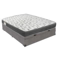 Cama Box Baú ISO100 Ortobom Viúvo Cinza Espuma D33
