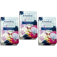 3 Sabonetes Vegetal Hidratante Thailand Exotic 170g Davene